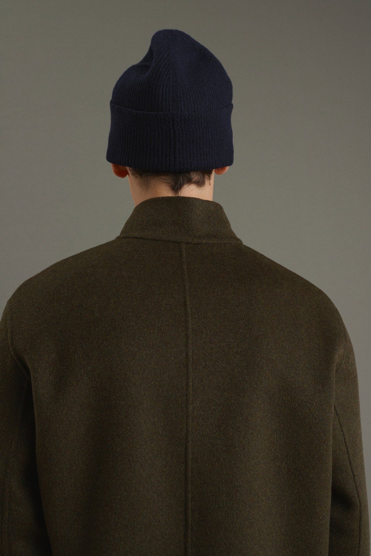 Beanie Yuta - Navy - Merino Wool - Men