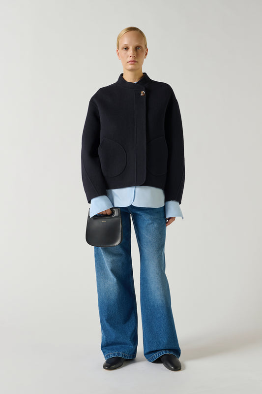 Sac Cheri Mini - Noir - Cuir - Femme