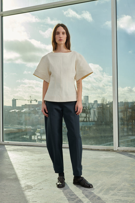 BLOUSE WARREN ECRU
