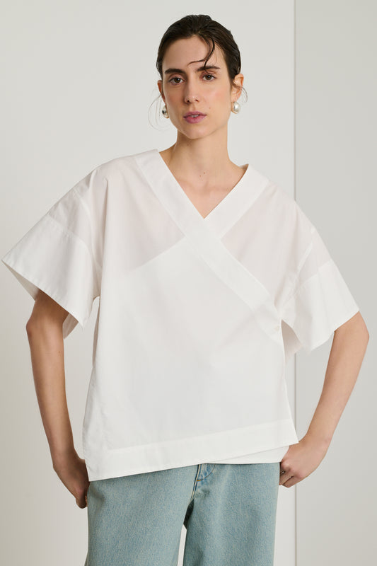 Eager Blouse - Off-White - Cotton - Women