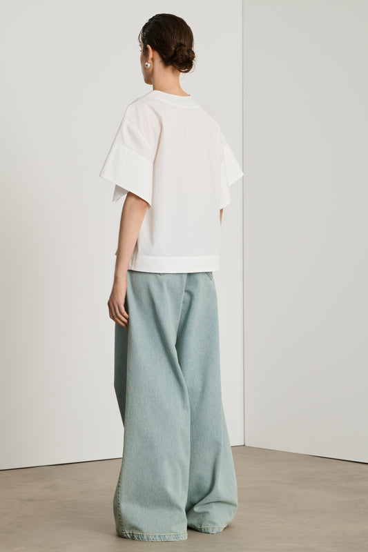 Eager Blouse - Off-White - Cotton - Women