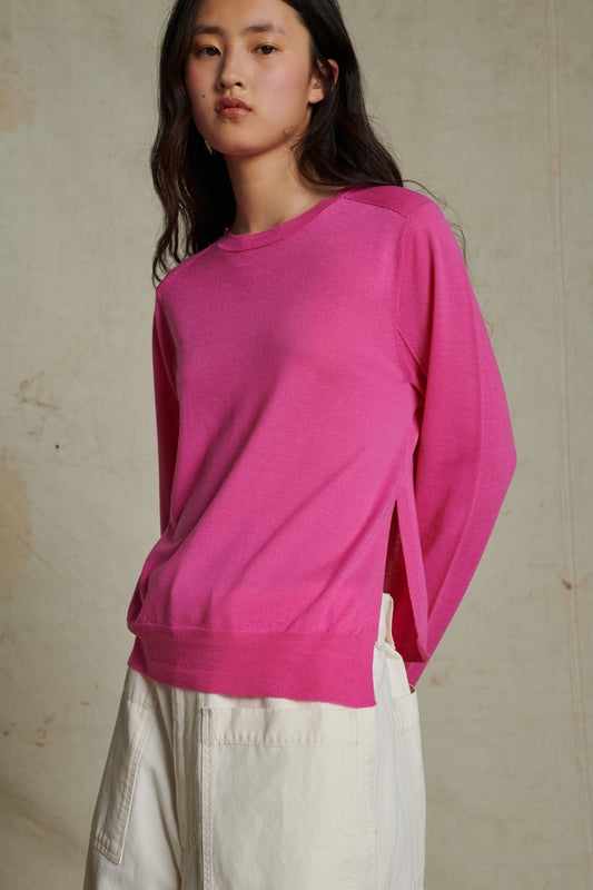 Pull Australie - Rose - Laine - Femme