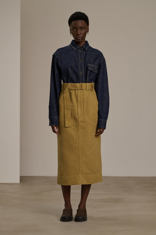 Clara skirt - Beige - Cotton - Women