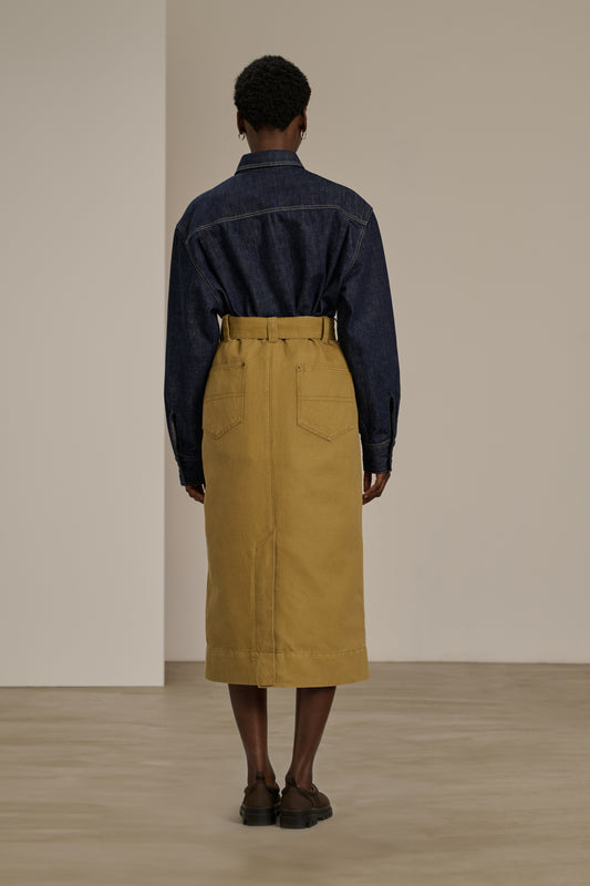 Clara skirt - Beige - Cotton - Women