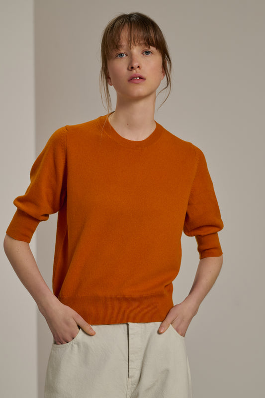 Baie pullover - Orange - Cashmere - Women