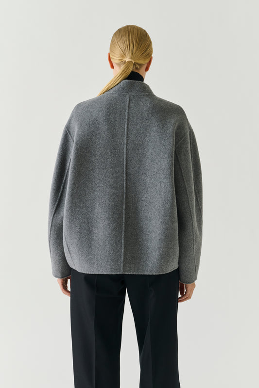 Windsor coat - Light Grey - Wool - Women