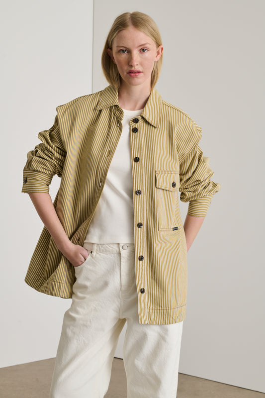 Chemise Cadet - Beige/Écru - Coton - Femme