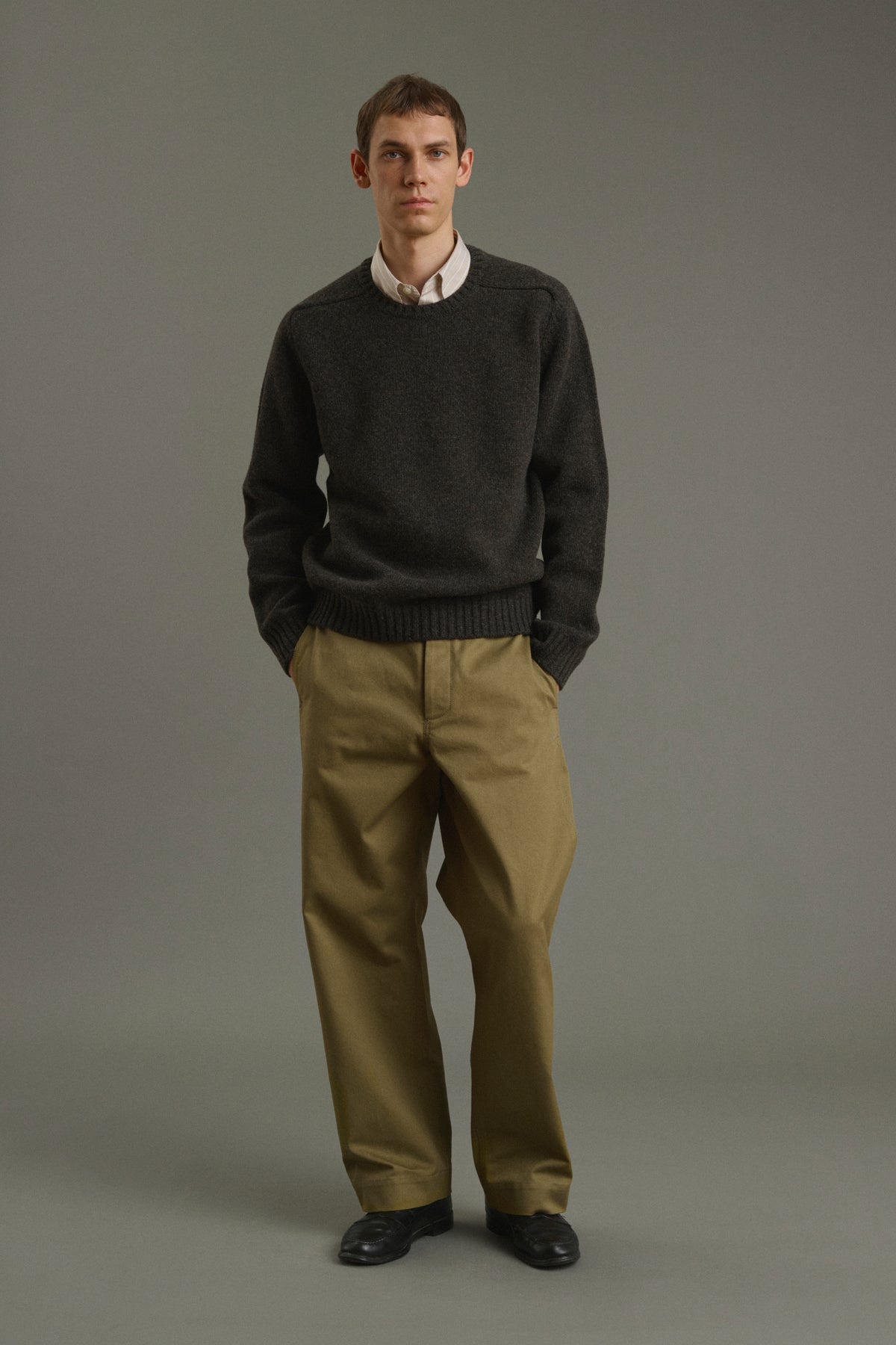 Chet trousers - Beige - Cotton - Men vue 1