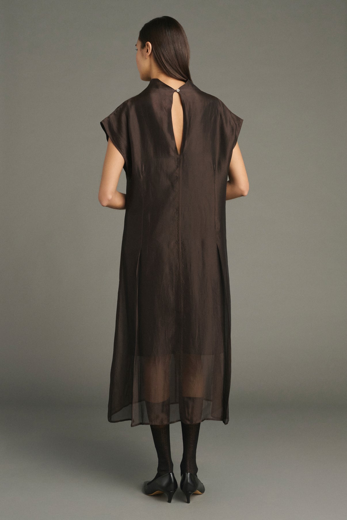 Lena dress - Brown - Women vue 2