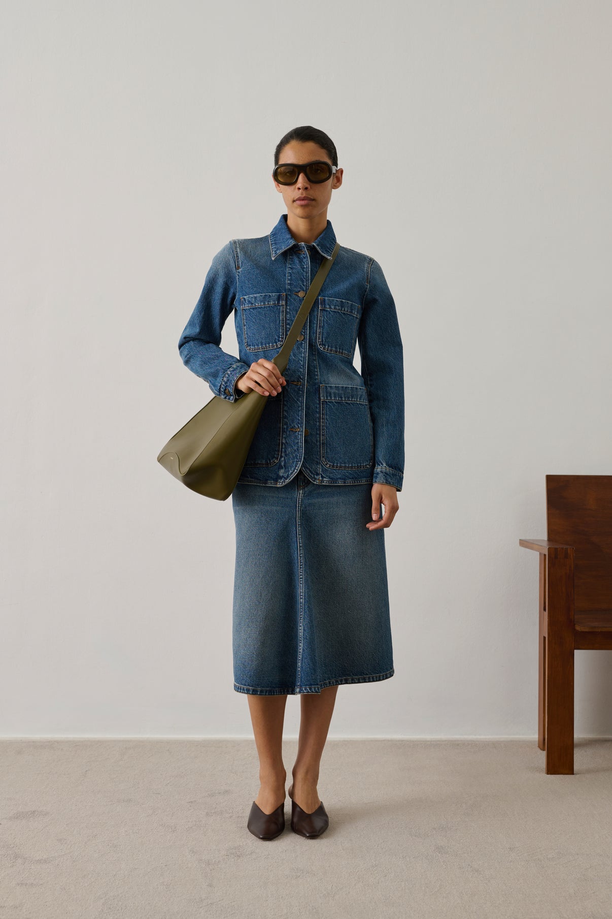 Veste Garry - Bleu - Coton - Femme vue 3