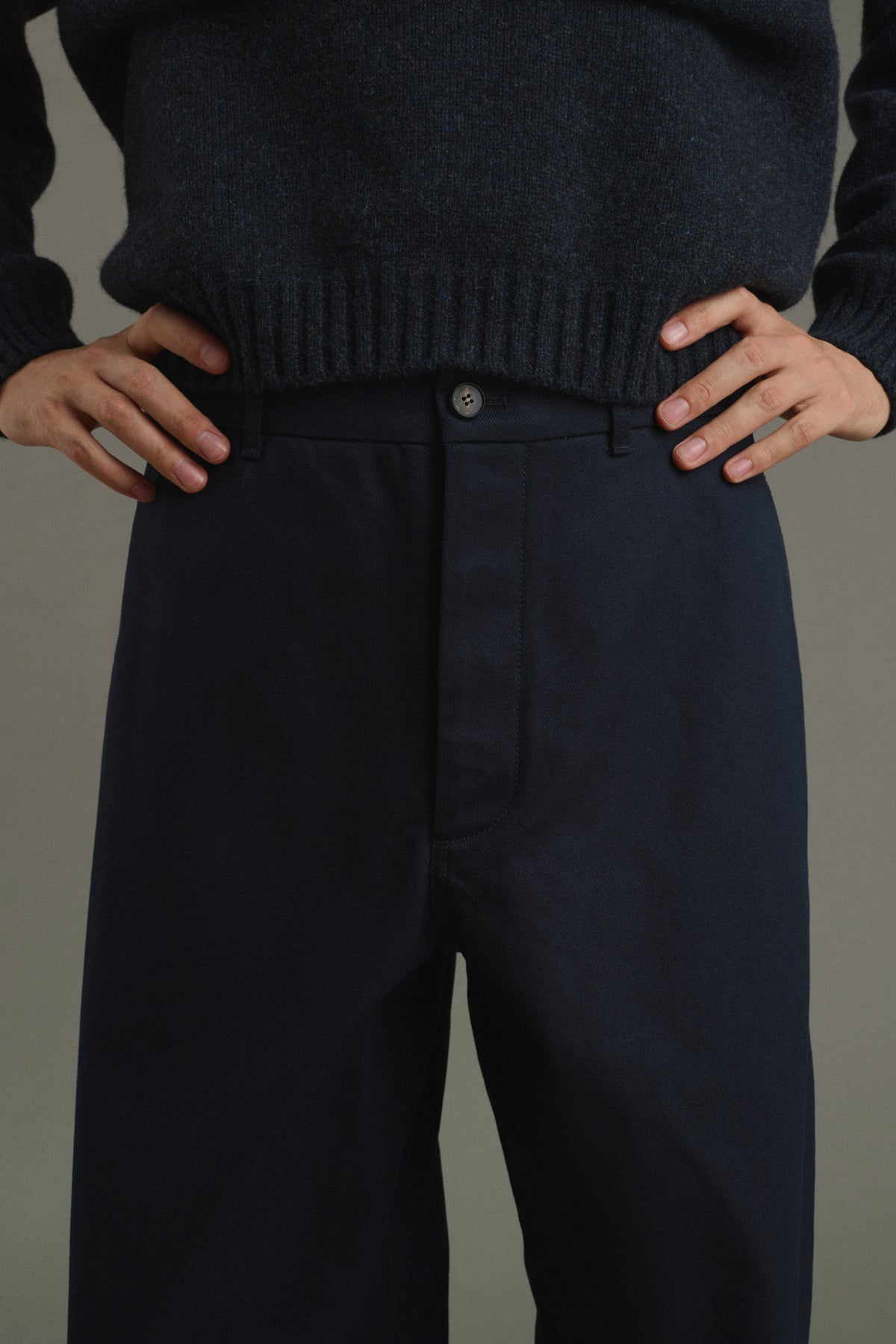 Trousers Chet - Navy - Cotton - Men vue 4