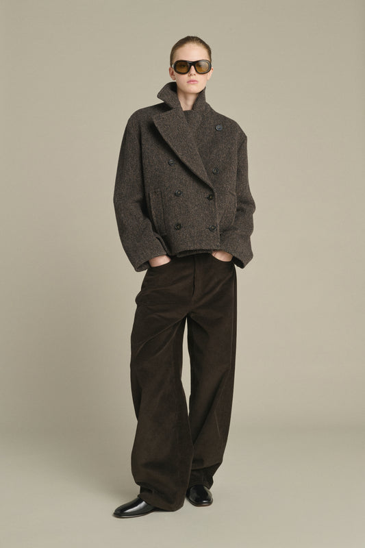 Joseph coat - Brown/Black - Wool - Women