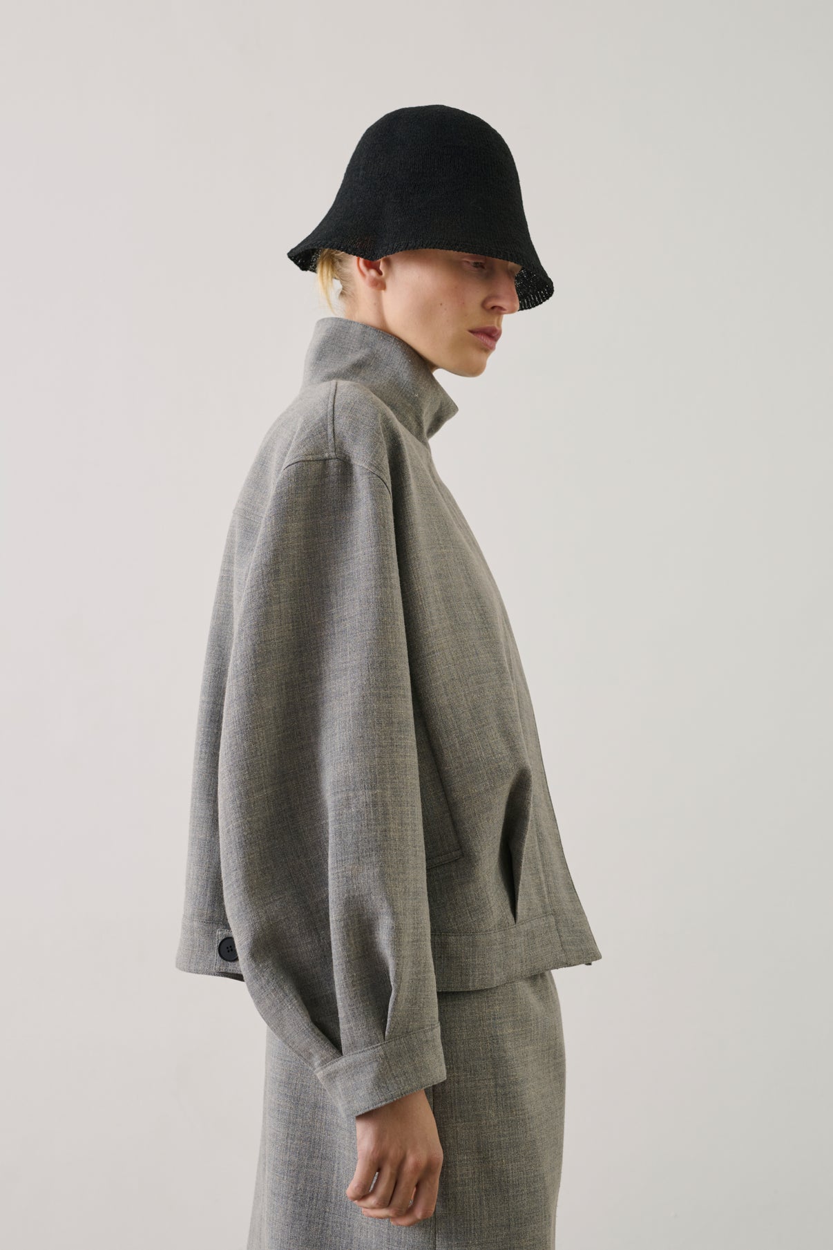 Veste Imelda - Gris Chiné - Femme vue 3