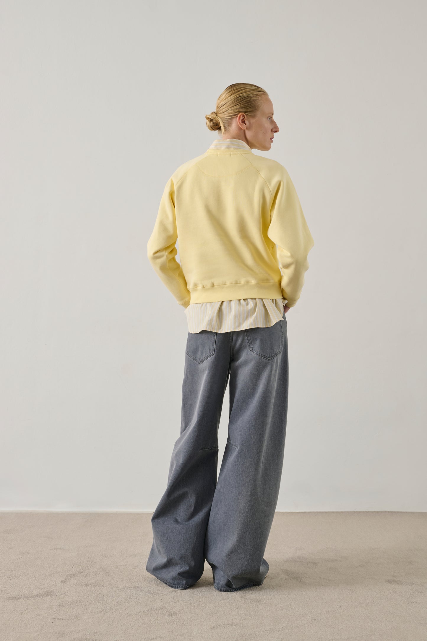 Sweatshirt Artemis - Jaune Pâle - Coton - Femme