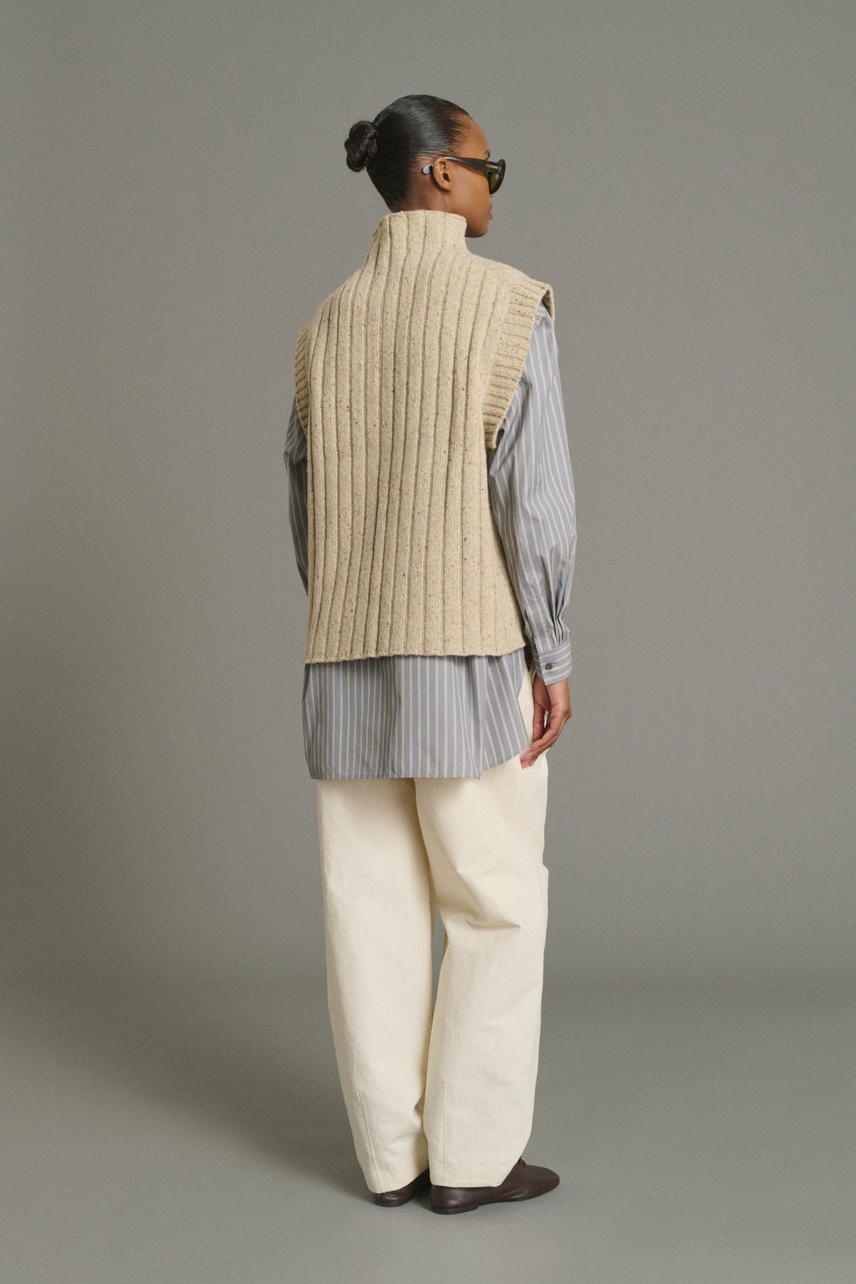 Pullover Jethro - Light Beige - Wool - Women vue 2