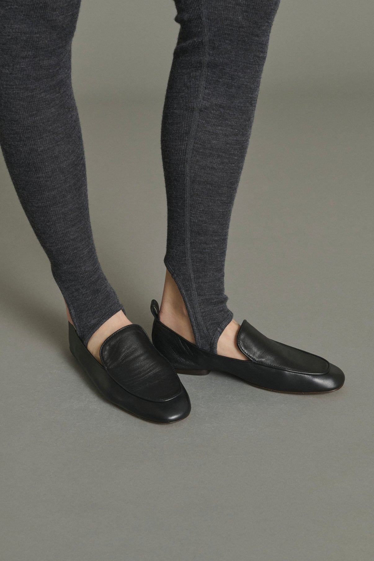 Loafers Nine - Black - Leather - Women vue 2