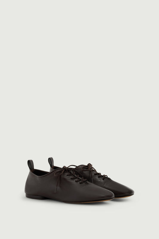 Derbies Orso - Warm Brown - Leather - Women