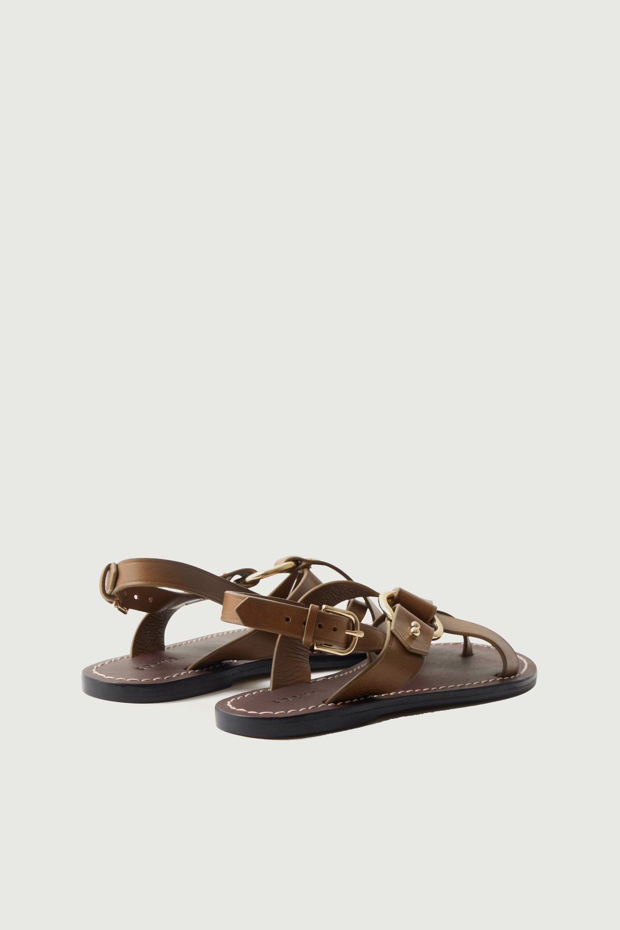 Sandales Florence - Bronze - Cuir - Femme vue 3