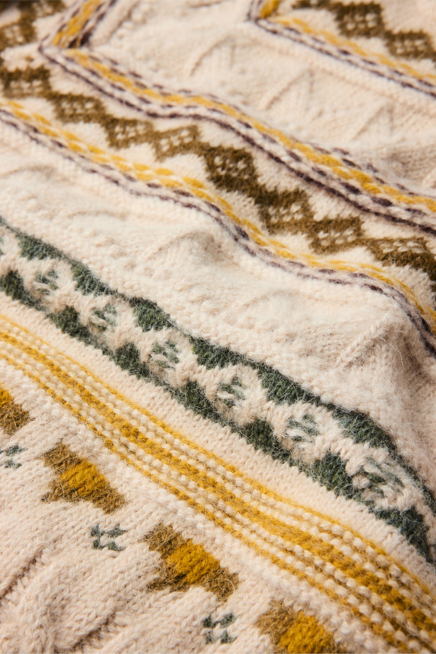Luis pullover - Multicolour Beige - Merino Wool - Women