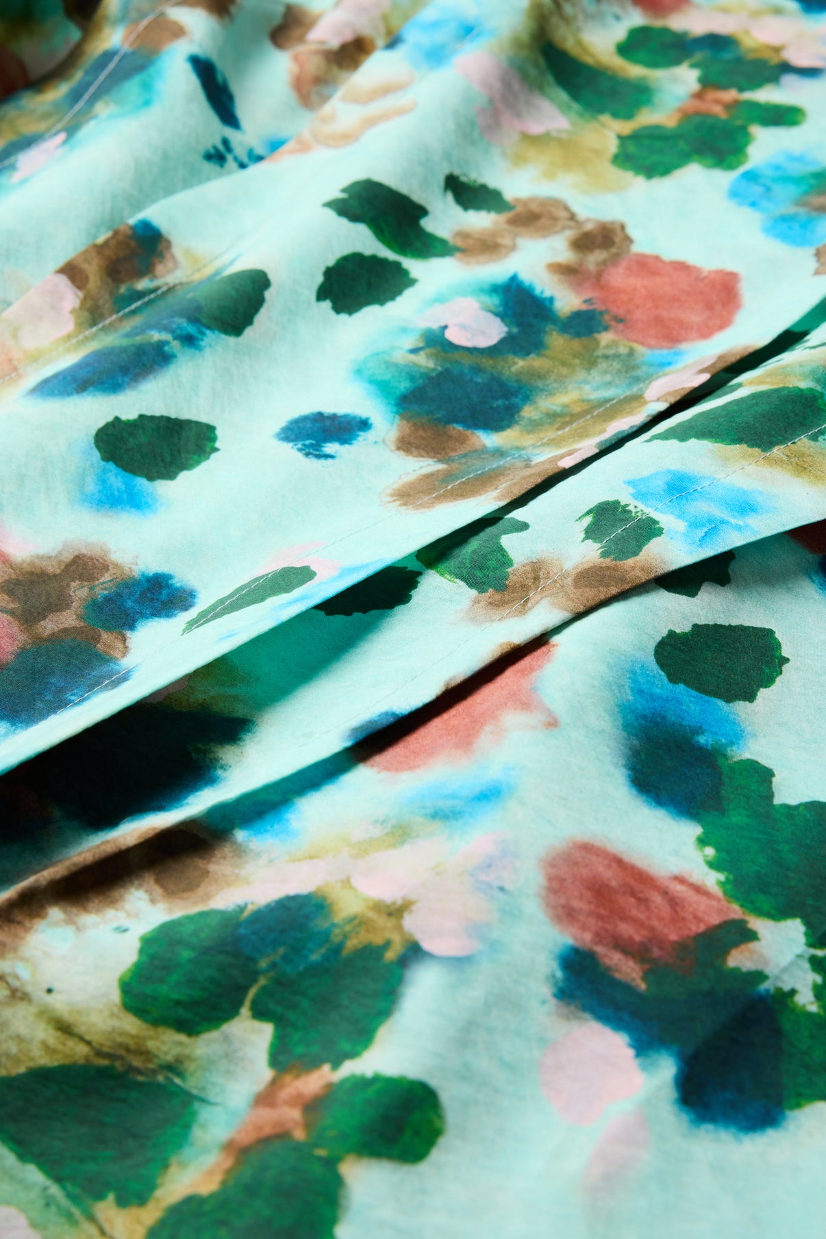 Jade dress - Turquoise - Silk - Women vue 6