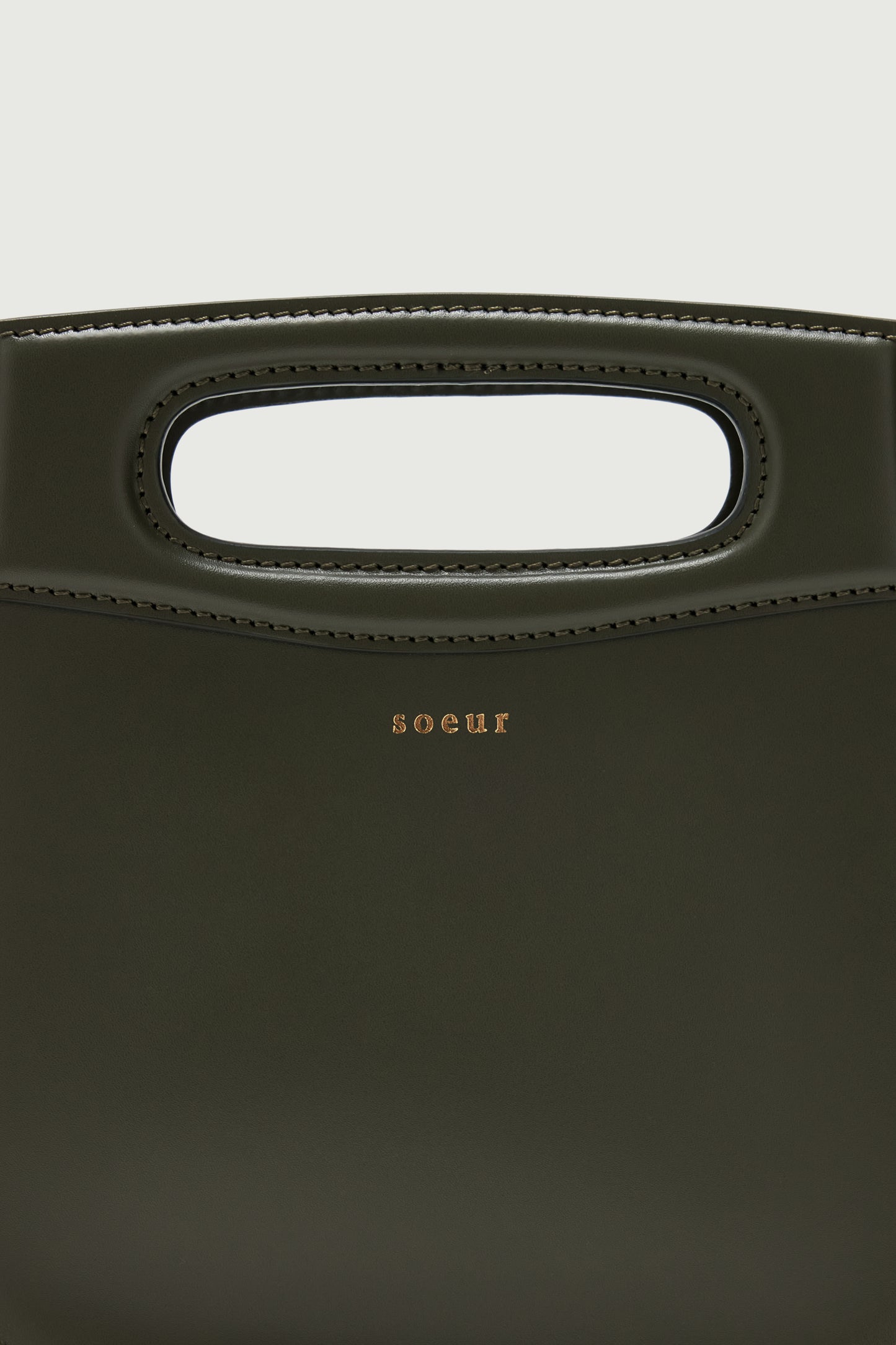 Cheri Mini bag - Military Green - Leather - Women
