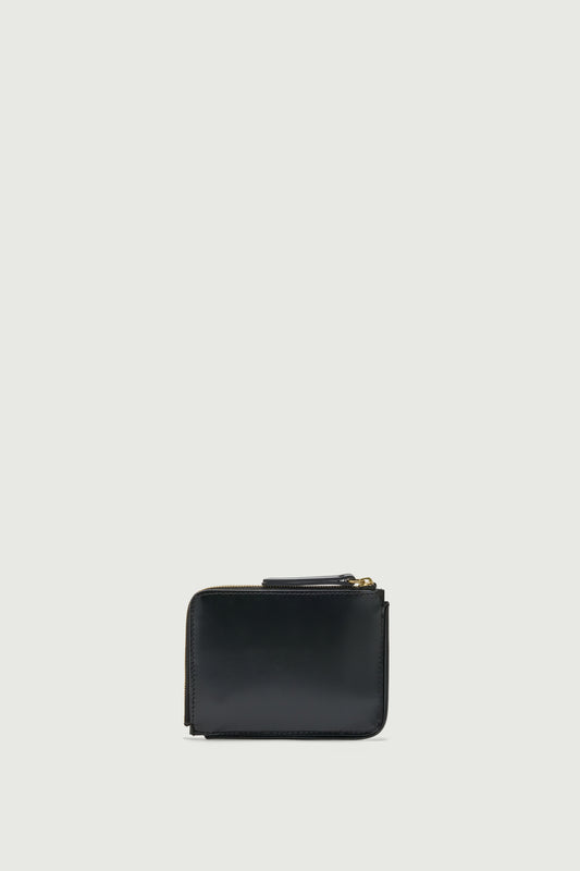 Talia Card Holder - Black - Leather - Women