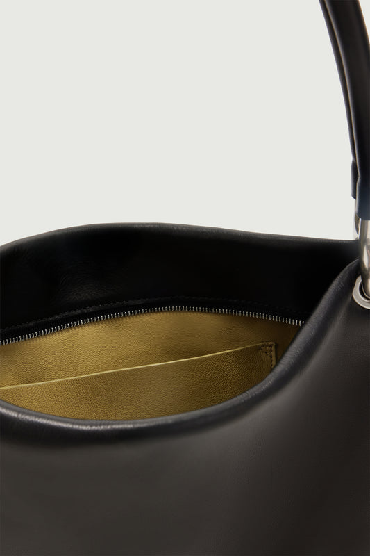 Gia Mini Tote Bag - Black - Leather - Women