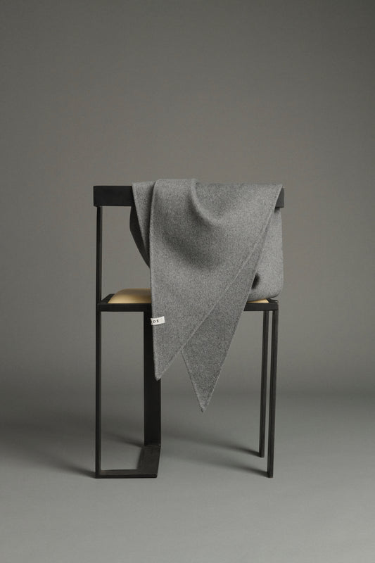 Jamelia Cape - Light Grey - Wool - Women